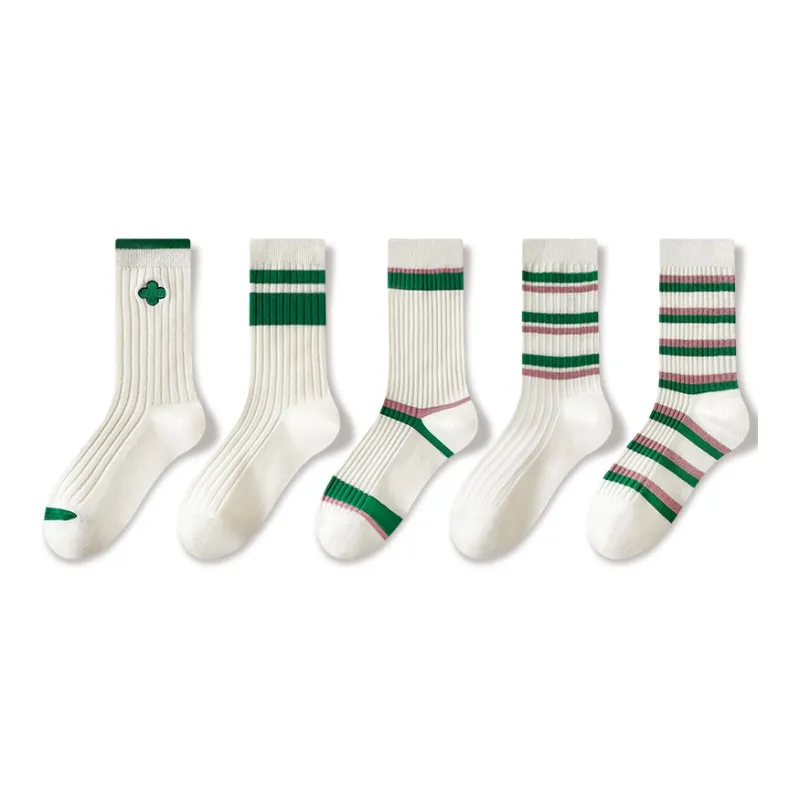JIAZINI Mid Calf Socks Unisex Combo Set-30