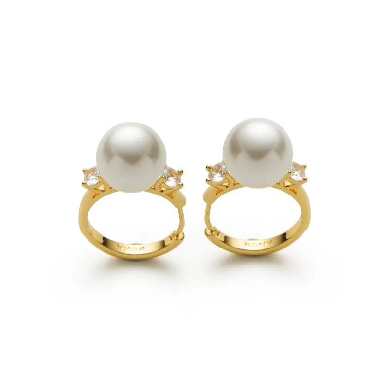 RSNY Gold Plated Copper Earrings Women's-4