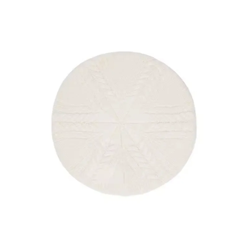 MaxMara Cashmere Berets Women's Ecru-1