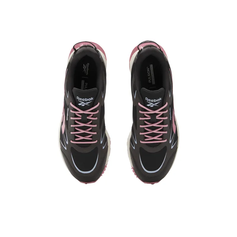 Reebok Abrasion Resistant Slip Resistant Low Top Running Shoes Women's Black/Pink-3