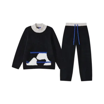 WILD ROOMS Pajama Set Unisex Cow Color