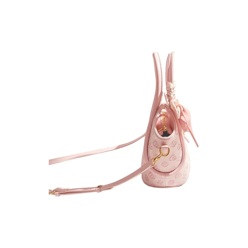 Jade En Plus PU Crossbody Handbag Women's Girly Pink-3