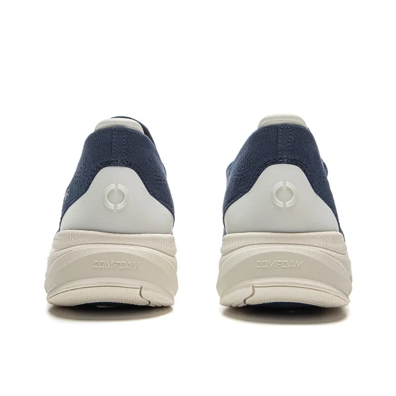 LiNing SOFT GO 2 Slip-Resistant Abrasion-Resistant Rebound Cushioning Lightweight Low-Top Casual Shoes Men's Blue-5