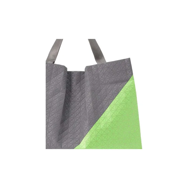 ISSEY MIYAKE Kuro Cotton Tote Bag, Shopping Bag, Handbag Unisex Light Green-2