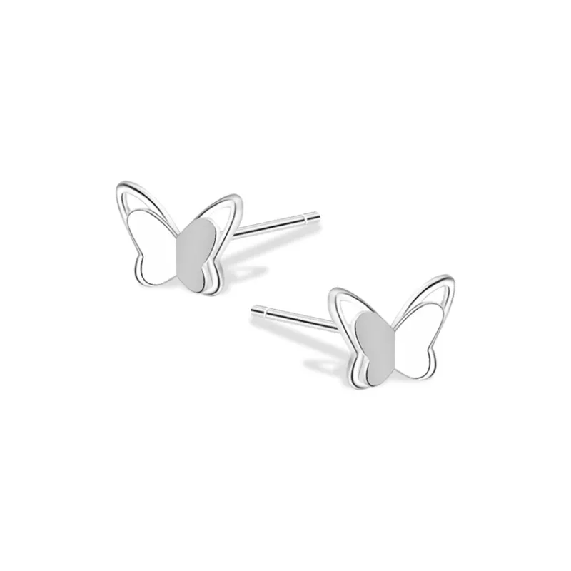 BLANK IN BLANK S 999 Fine Silver Stud Earrings Women's-8