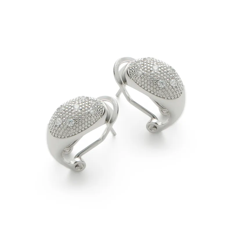 RSNY Rhodium plated Copper Earrings Women's-0