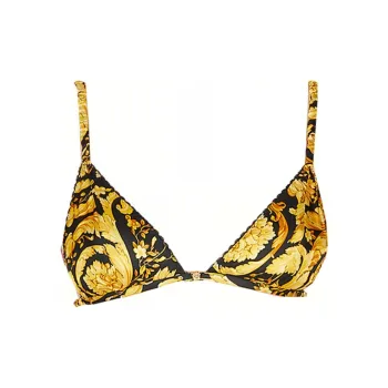 VERSACE Barocco Motif Printed Bra
