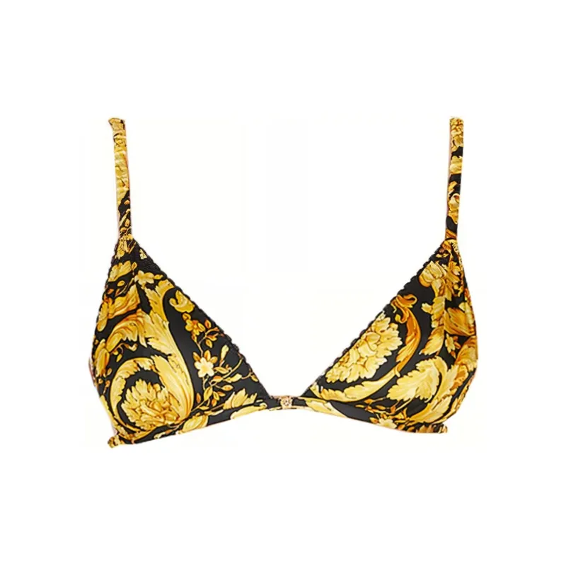 VERSACE Barocco Motif Printed Bra-0