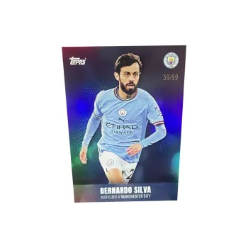 Topps Manchester City Club Team Card, Portugal B Silva 99 PC, Star Card, Card Quality Guaranteed Sports Cards 1 Pc