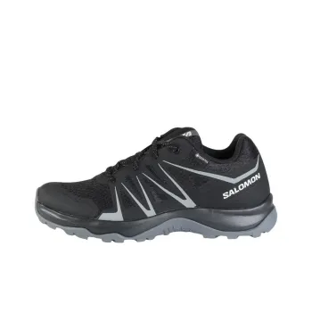 SALOMON Slip Resistant Grip Low Top Hiking Shoes Men's Black