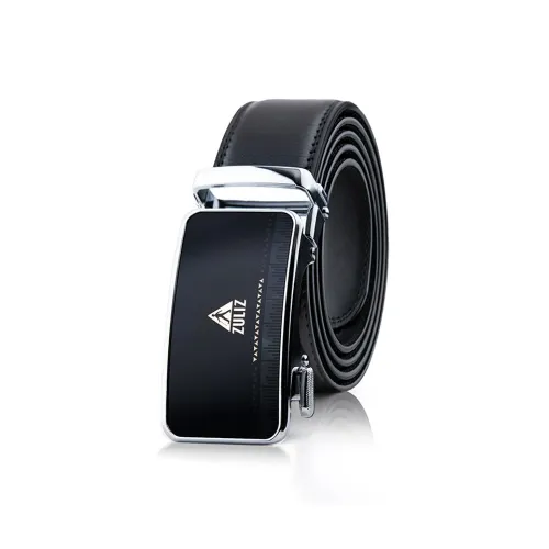 ZULIZ Cow Split Leather Belts Men's 3.5cm