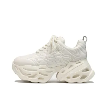 UanDi Anti Slip And Wear Resistant Height Increasing Low Top Chunky Sneakers Women's