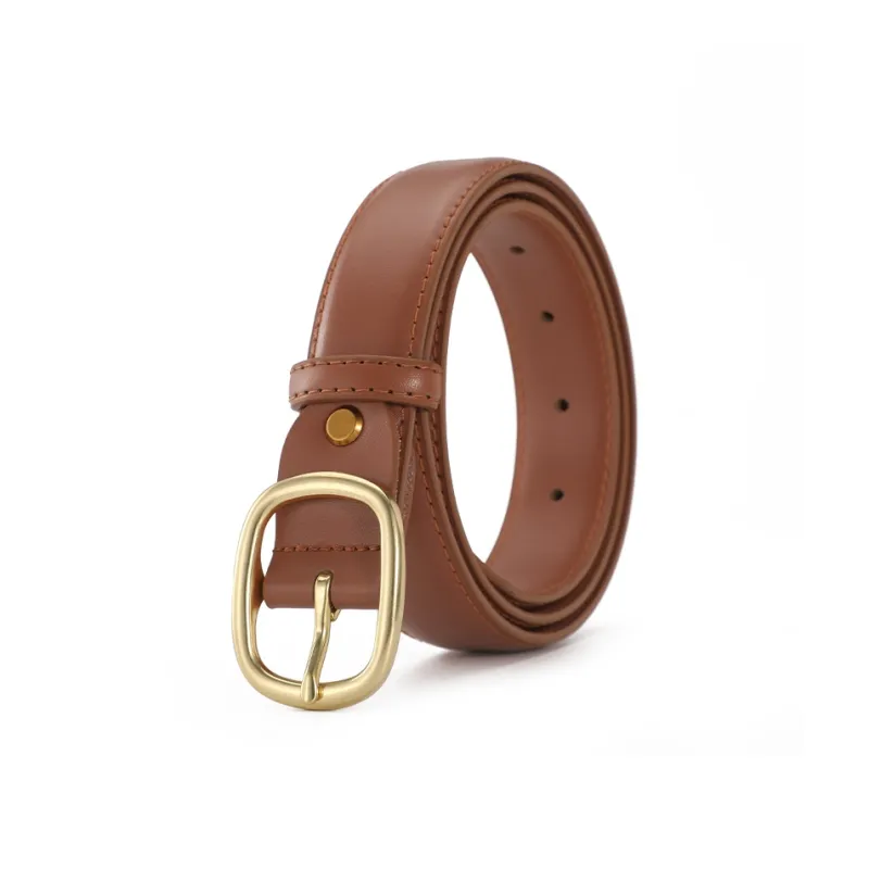 AOKANG Split Cow Leather Belts Women's 2.8cm-19