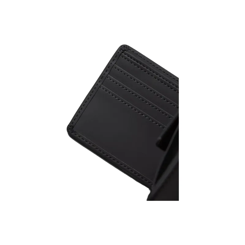 Rains Polyester Wallet Regular Men's Black-4