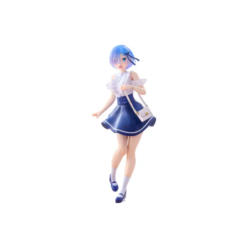 FURYU Re:Zero-Starting Life In Another World Trio-Try-iT Rem Date Outfit Figure Bonus Gifts