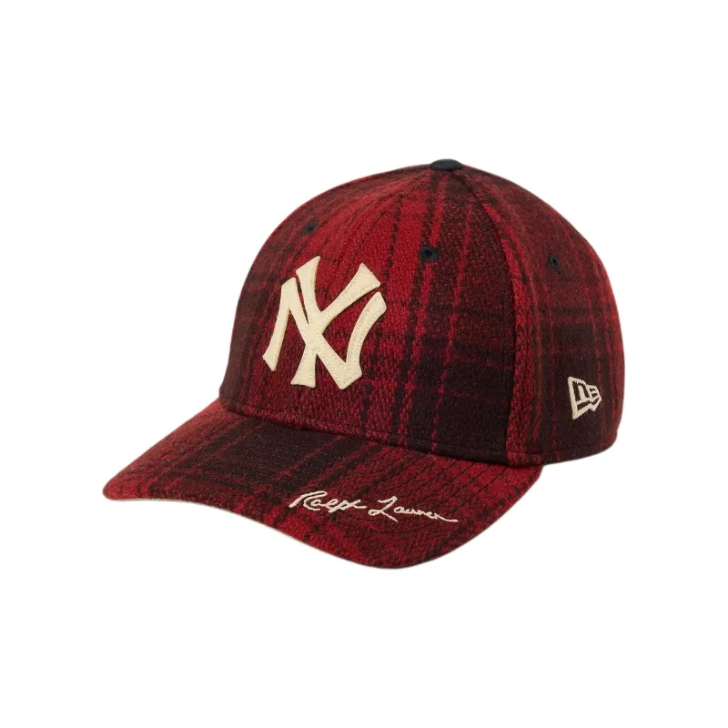 Ralph Lauren Wool Baseball Caps Unisex Red-0