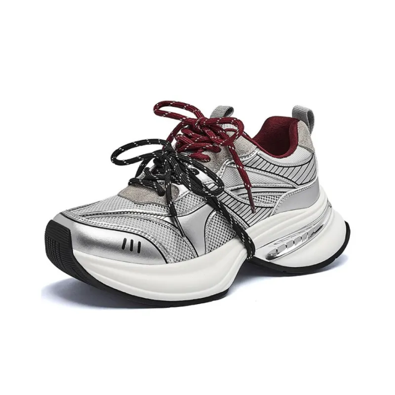 AGSDON Breathable Low-Top Chunky Sneakers Women's-1