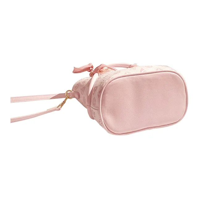 Jade En Plus PU Crossbody Handbag Women's Girly Pink-4