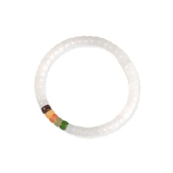 The Call Of The Heart Hetian Jade Bracelets White Jade Unisex