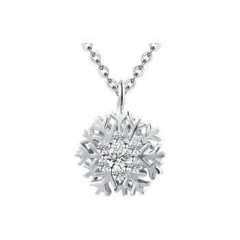 VEECANS S925 Silver Necklaces Women's