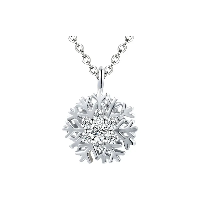 VEECANS S925 Silver Necklaces Women's-0