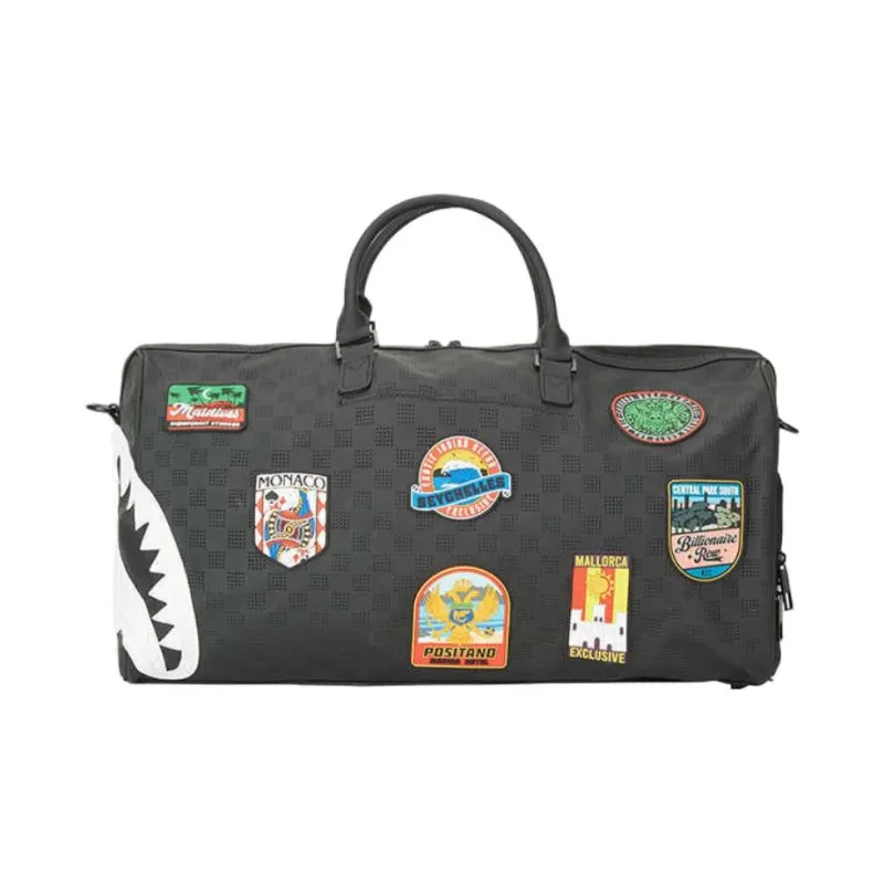 SPRAYGROUND PVC Travel Bag Unisex Black-3