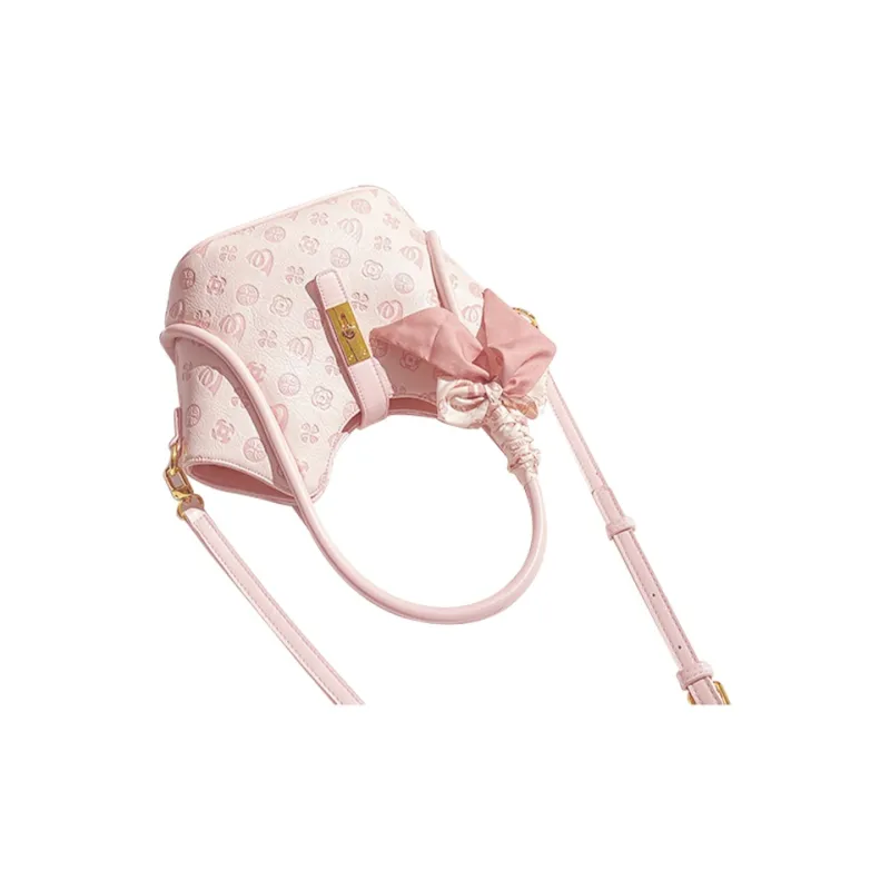 Jade En Plus PU Crossbody Handbag Women's Girly Pink-7