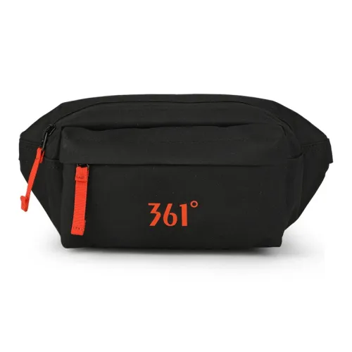 361° Polyester Crossbody Bag, Sling Bag, Fanny Pack Unisex Black