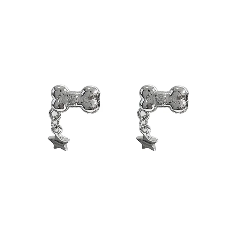 Asia Star Alloy Stud Earrings Women's-0