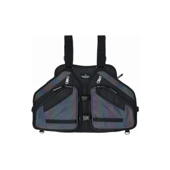 Indispensable Polyester Irregular-Shaped Bag Backpack Unisex Aurora Black