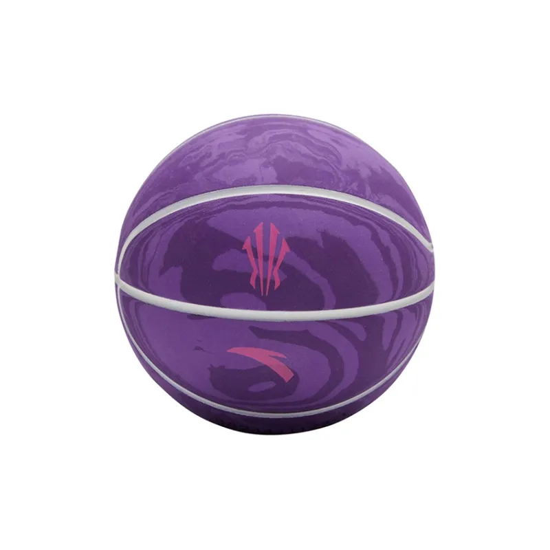 Antakids Kerry Owens Series Rubber Basketball Purple Mini Ball Quiet Kids'-1