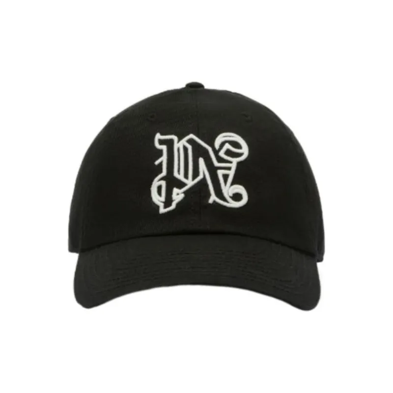 PALM ANGELS Monogram Embroidered Baseball Cap-0