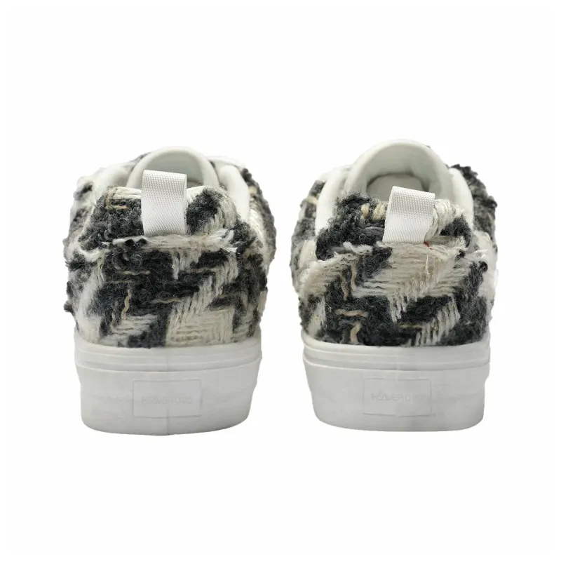 KAAVER OTTO Slip-Resistant Cushioning Wear-Resistant Support Height Increasing Low-Top Skateboard Shoes Unisex-5