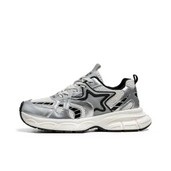 NANJIREN Cushioning Anti Slip And Wear Resistant Height Increasing Low Top Chunky Sneakers Men's