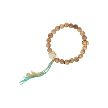 TIANTAISHAN Milky Agarwood Wooden Bracelets Unisex