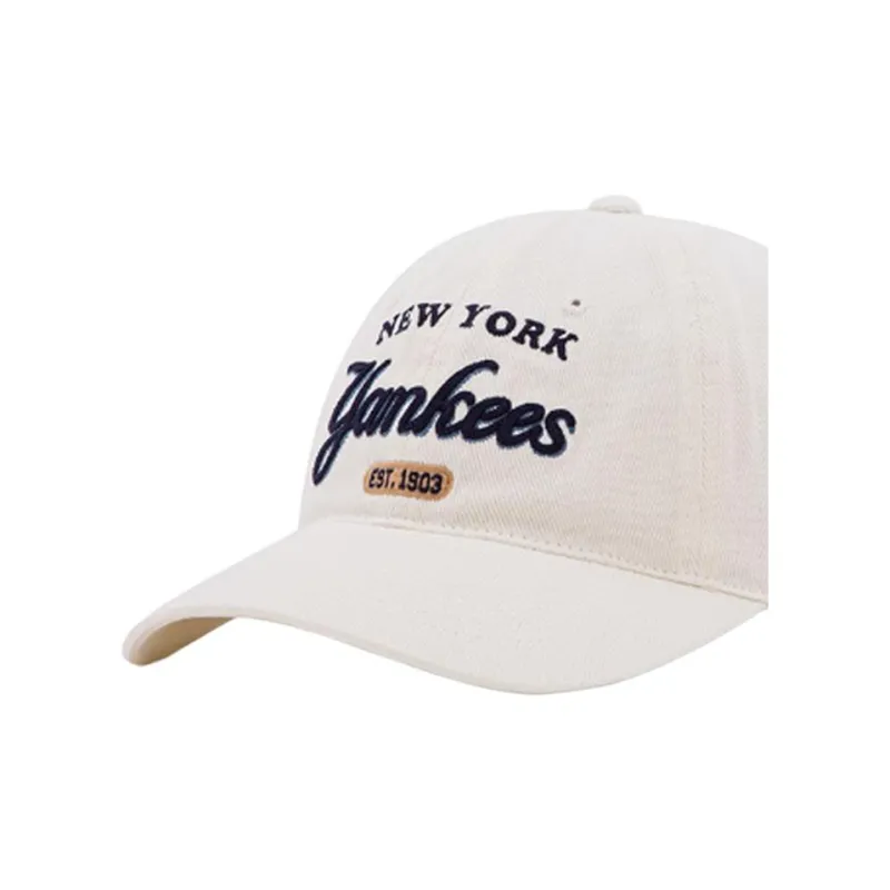 MLB Cotton Baseball Caps Unisex White-2
