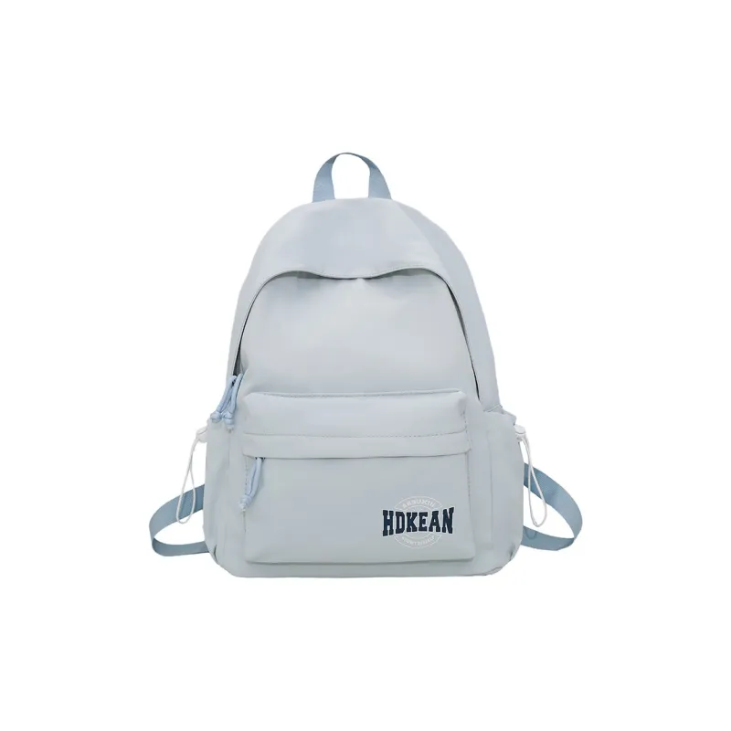 Alcohol Dragon Nylon Backpack Regular Unisex Black White Pink/Red Blue-13