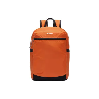 K-WAY Nylon Backpack Unisex Orange Rust
