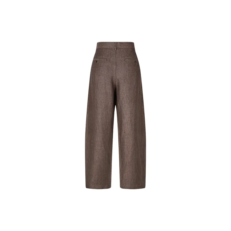 CROQUIS Casual Pants Men's Mixed Coffee-1