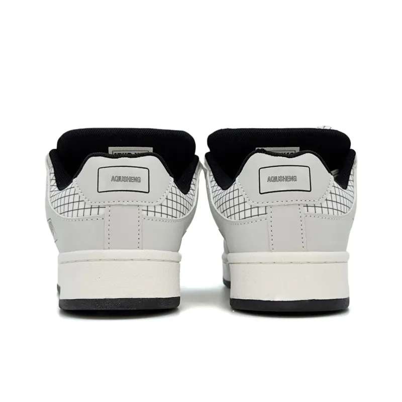 AQIUSHENG Fashion Elegance Trendy Versatile Low Top Skateboard Shoes Women's Box-9
