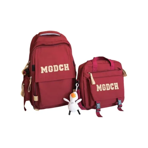 Tonlion Nylon Backpack Unisex Red/Black