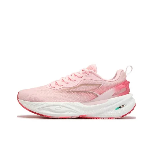 361° Speed Boost CQT2.0 Cushioned Slip Resistant Breathable Low Top Casual Running Shoes Women's Pink
