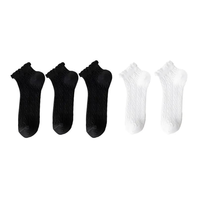 Lan Miao Ankle Socks Women's 5 Pack-7