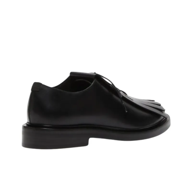 MaxMara Leather Oxford Shoes Women's-3