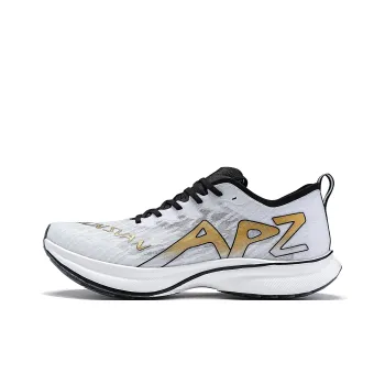 IRUNSVAN Low-Top Full-Length White Gold True Carbon Plate Running Shoes Unisex Black/Gold Glory