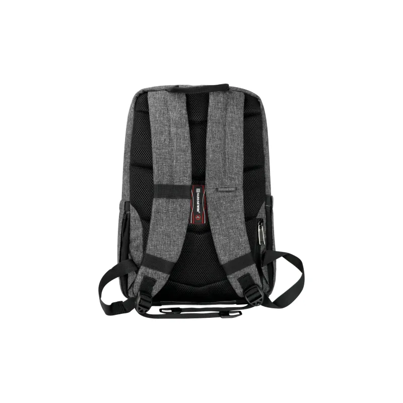 SUISSEWIN Polyester Laptop Bag Backpack Regular Unisex Black Gray/Black Blue/Light Gray-3