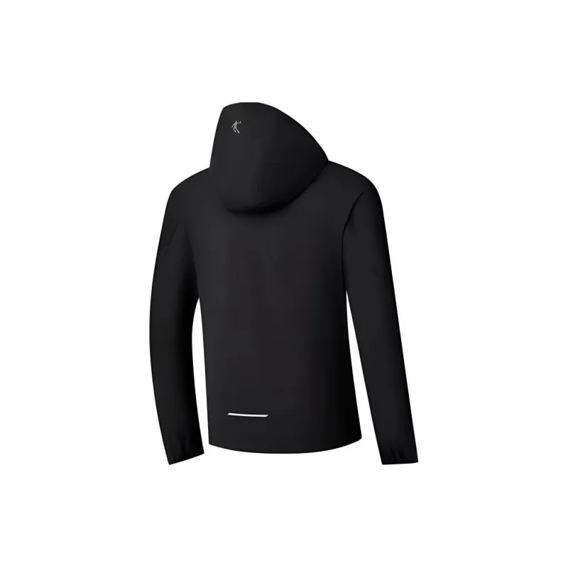 QIAODAN Windproof Windbreaker Jacket Men's Black-1