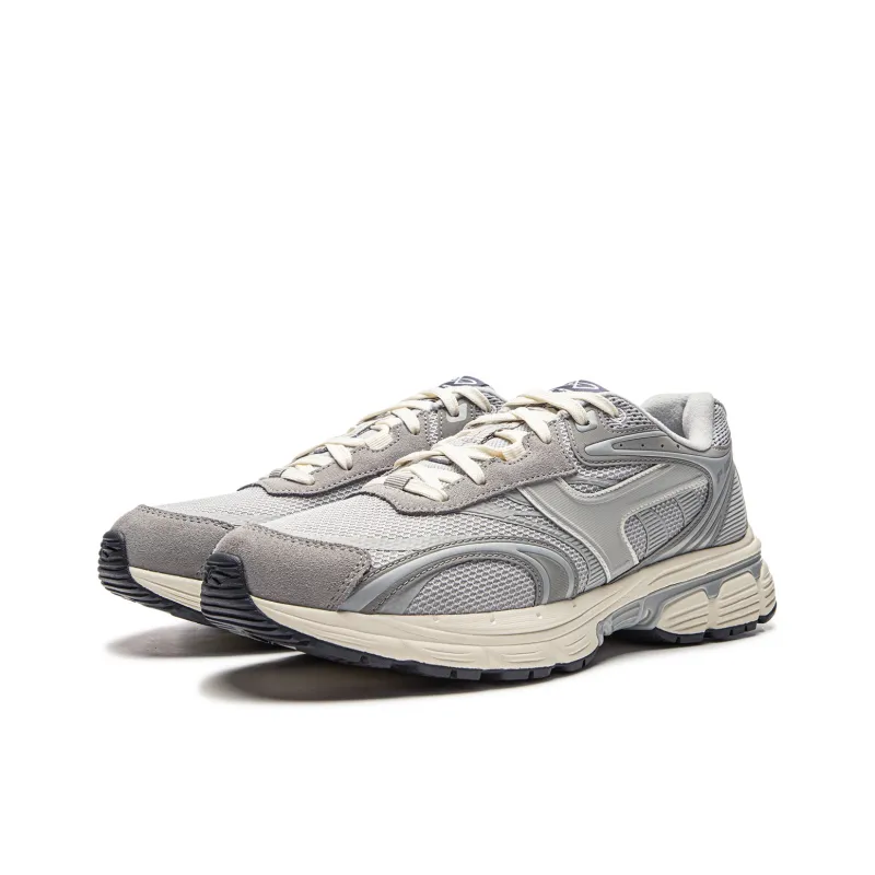 LiNing Pentium P1000 Anti Slip Wear Resistant Low Top Chunky Sneakers Men's Gray-2