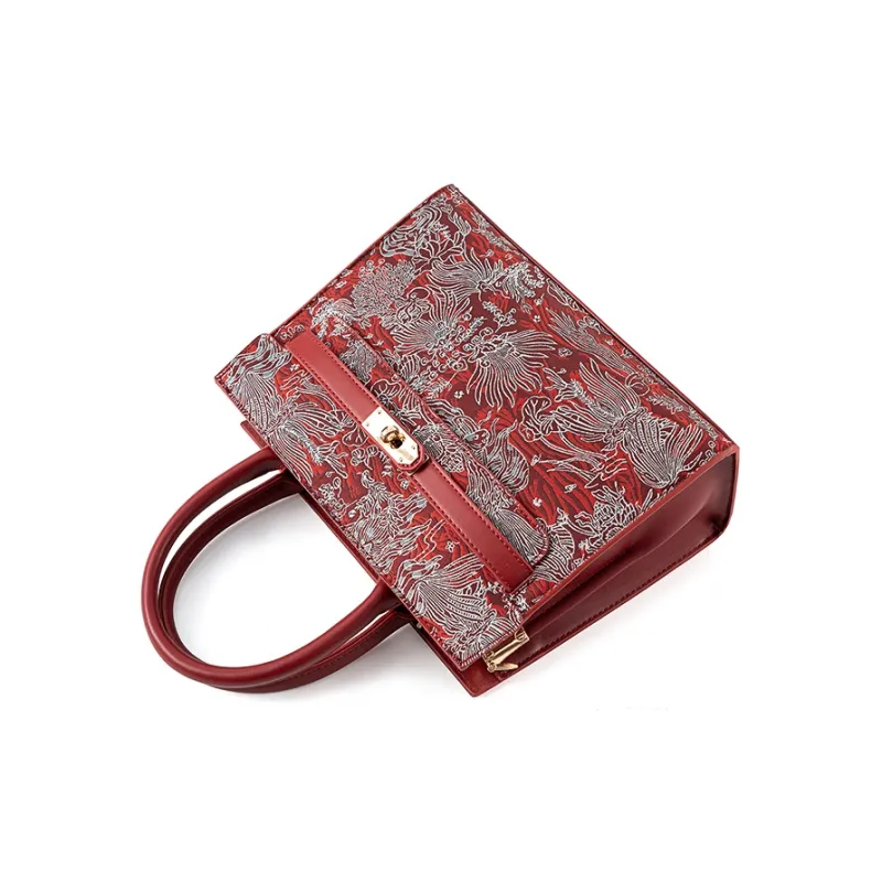 Vigno Synthetic Leather Shoulder Bag, Crossbody Bag, Handbag Women's Red-2