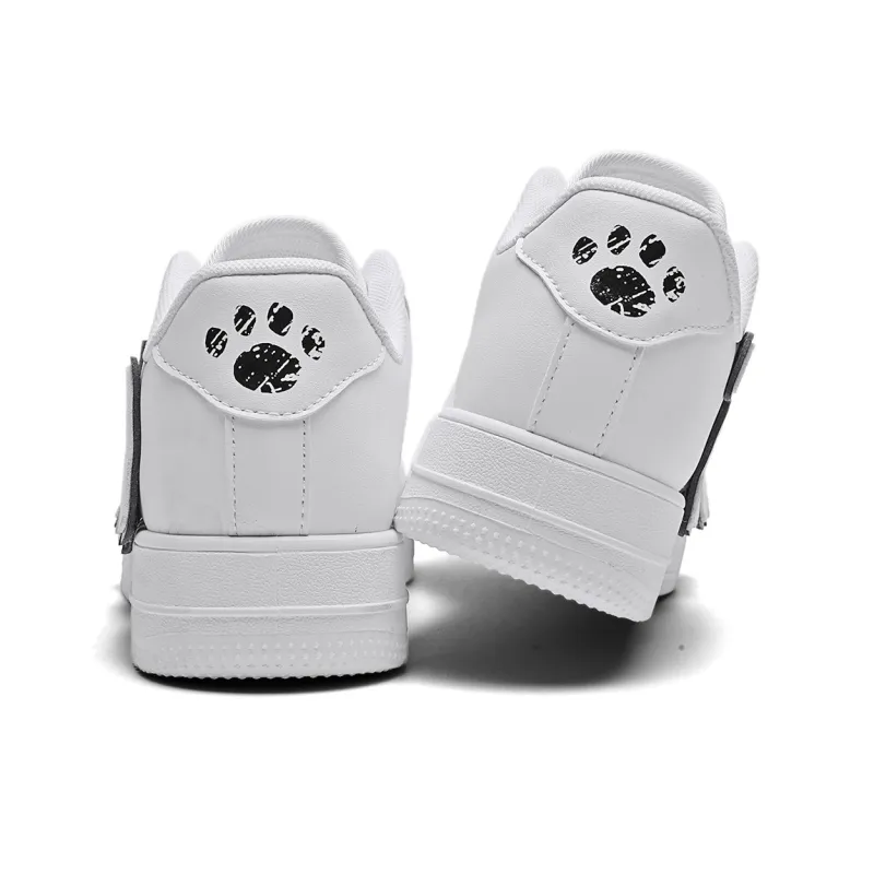 TALKING TOM Low-Top Skateboard Shoes Unisex White-6